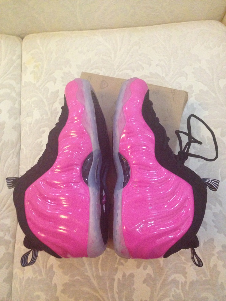 pearlized pink foams
